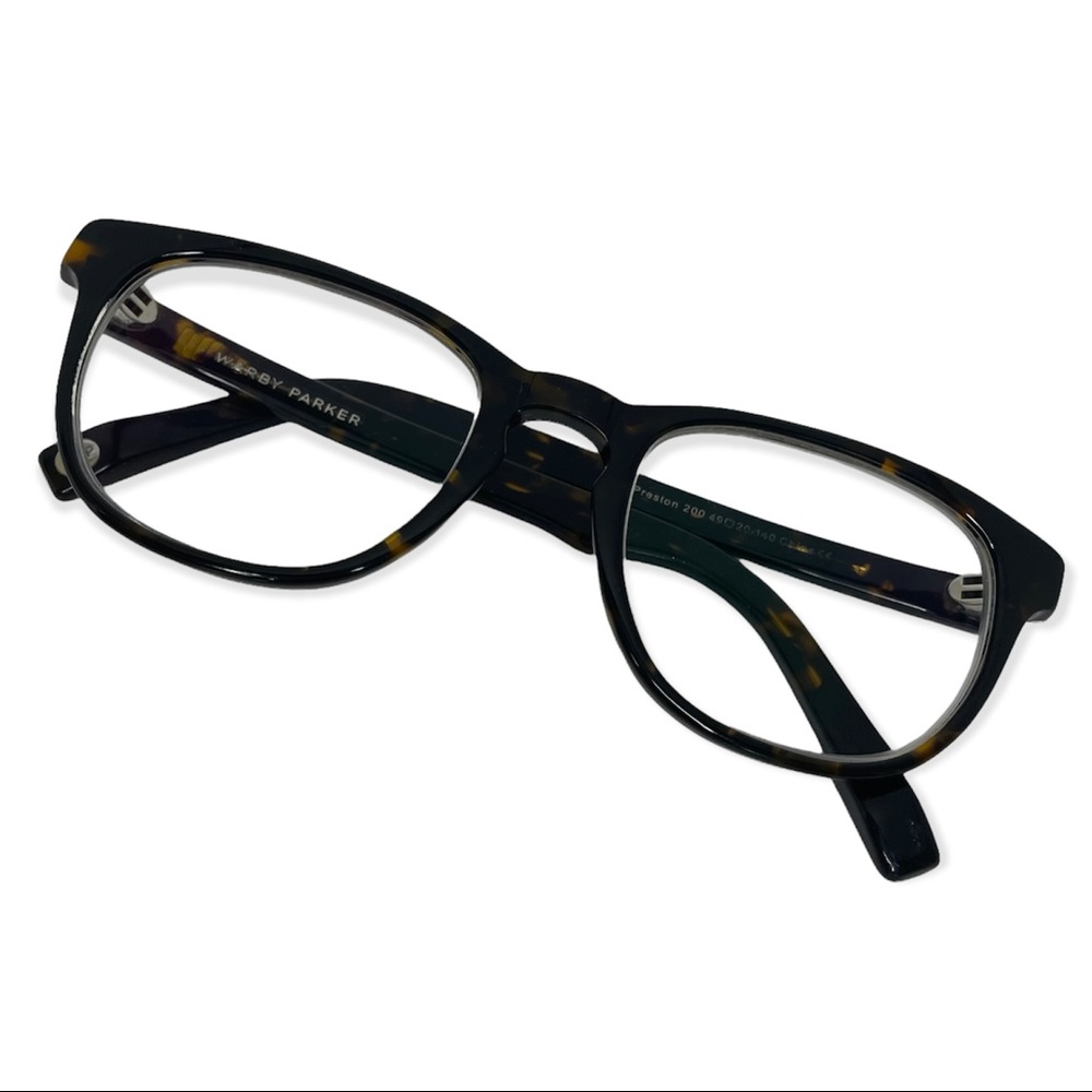Warby Parker Frames Eyeglasses Glasses Lens Tortoise Shell Brown Preston 200 - Picture 1 of 8